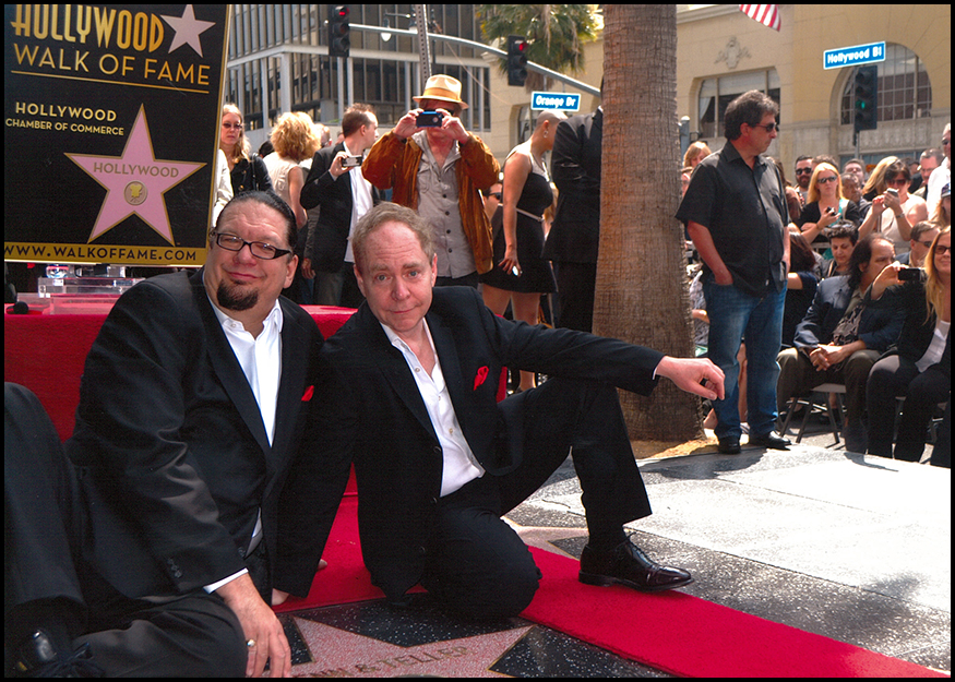 The walk of fame.